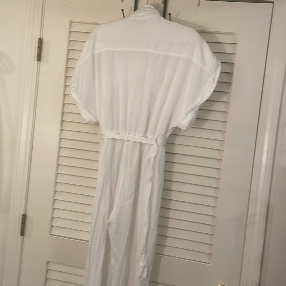 NWT Young Fabulous & Broke White Soft Belted and Cuffed Jumpsuit - Picture 9 of 11